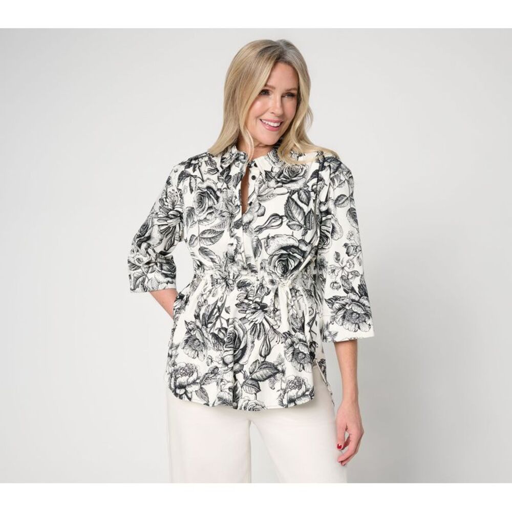 Carla Rockmore Collection Women's Top Sz XL Make Your Multi-colored